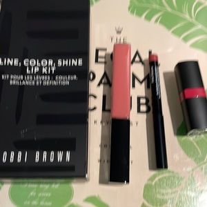 Bobbi brown 3piece lip kit